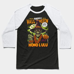 Honolulu Halloween Baseball T-Shirt